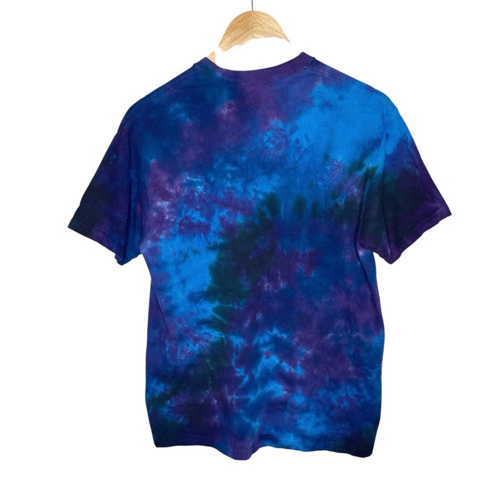 Liquid Blue Cheshire Cat Alice In Wonderland Tie Dye Shirt Medium - Picture 4 of 9
